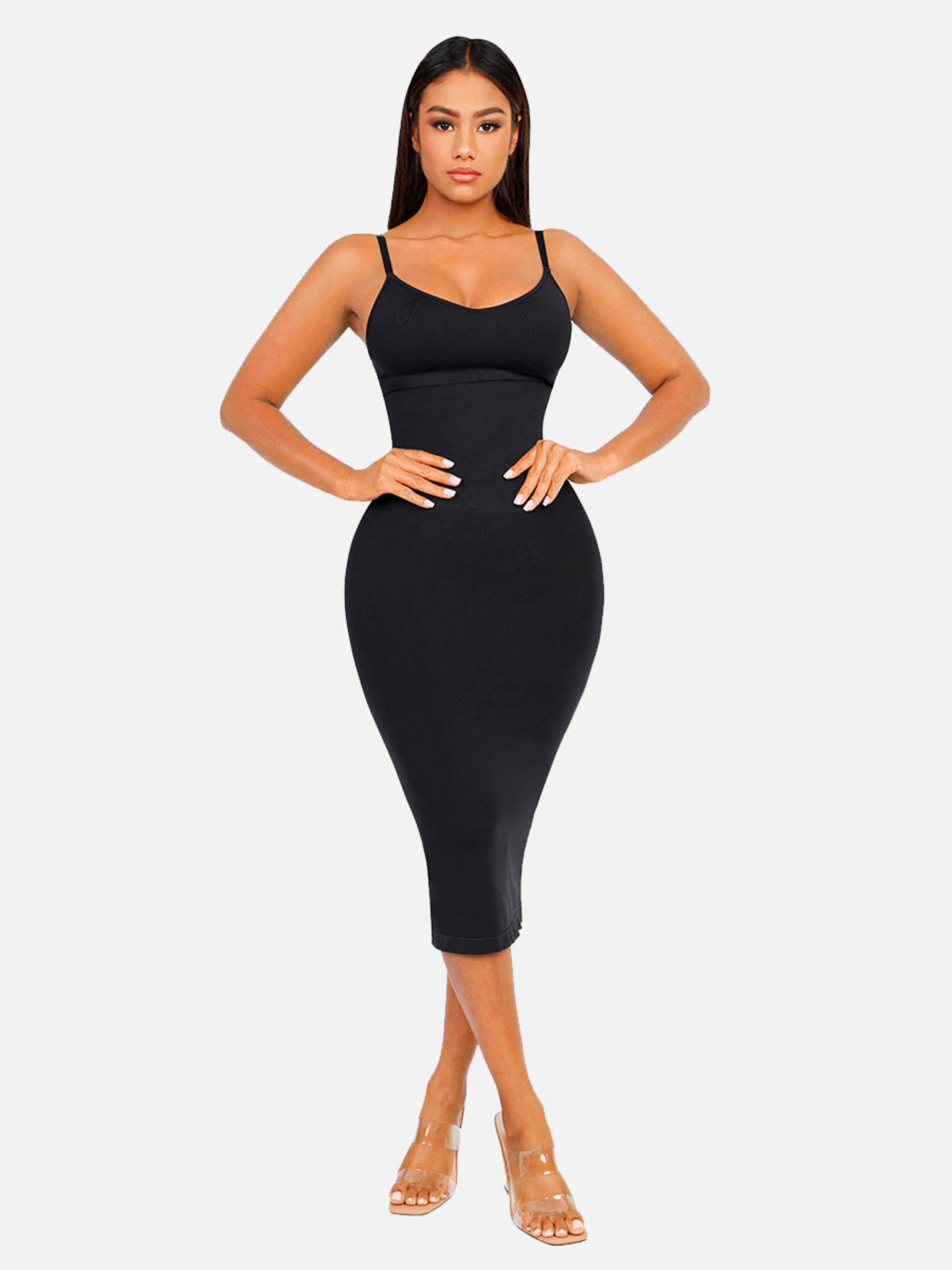 Feelingirl Seamless Midi Body Shaper Dress [BOGO]